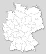 Vektor: Regierungsbezirke in Deutschland Regierungsbezirke in Deutschland