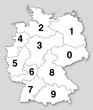 Postleitzahlregionen in Deutschland