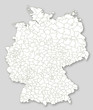 Vektor: Deutschlands Kreise und kreisfreie Städte Deutschlands Kreise und kreisfreie Städte