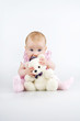 Child with teddy - bear.