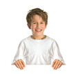 Happy Child In White