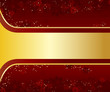 Merry Christmas Background with stars and snowflakes.