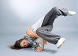 cool looking dancer posing
