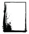 Vector - Creative black funky frame with copyspace