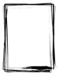 Vector - Lined frame in black on white