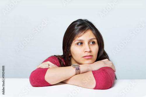 Photo: Young woman thinking Young woman thinking