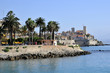 Ville d'Antibes sur la côte d'Azur en France