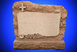 Blank cemetery headstone for your text. Blank cemetery headstone for your text.