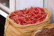 Piments rouges Inde
