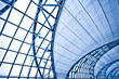 Abstract blue wall interior background Abstract blue wall interior background