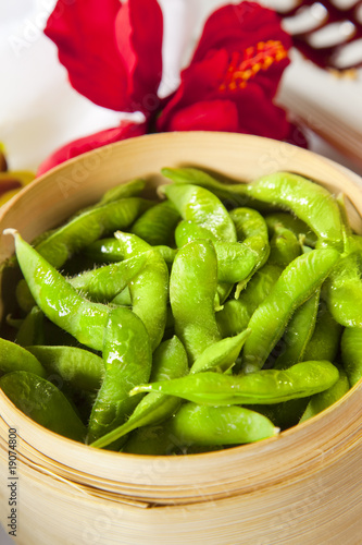 Photo: Edamame soybeans Edamame soybeans