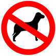 No dogs allowed sign