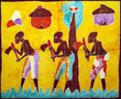 Toile batik africaine Toile batik africaine