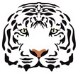 vector tiger head