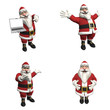 Set 3D Babbo Natale