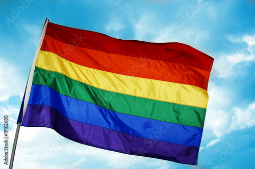 Photo: rainbow flag rainbow flag