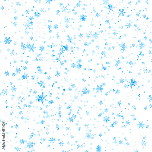 A white snowflake background