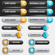 Upload and Download Button Set Upload and Download Button Set