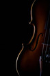 vintage violin over dark background vintage violin over dark background