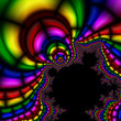 Abstract brightly rainbow multi-coloured fractal Abstract brightly rainbow multi-coloured fractal
