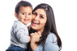 Face to face with mommy