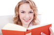 Frau mit Buch