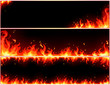 set of fire bunners