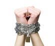 Chained hands