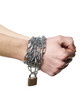 Chained hands