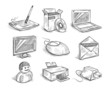Hand drawn computer icons