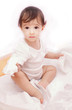 Photo: Baby on the change table Baby on the change table