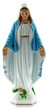 statuette Vierge Marie Immaculée Conception fond blanc
