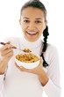 eating cornflakes