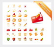 Big set of glossy vector icons: PART 1 - see parts 2 and 3 Big set of glossy vector icons: PART 1 - see parts 2 and 3