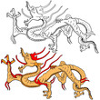 Details der Fotografie Chinese Dragon