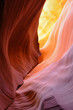 Strawberry Swirls in Antelope Canyon