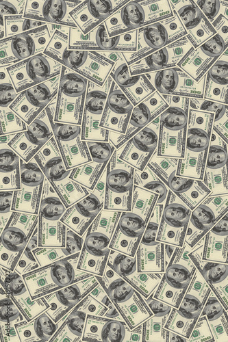 Photo: background of dollars average background of dollars average
