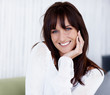 Pretty young attractive woman smiling