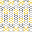 Vektor: Muster Schneeflocken Muster Schneeflocken