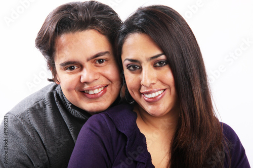 Photo: Happy couple faces Happy couple faces