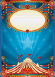 blue circus background