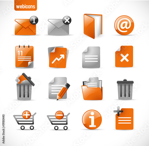 webicons1 - orange (combinable with my other icon sets)