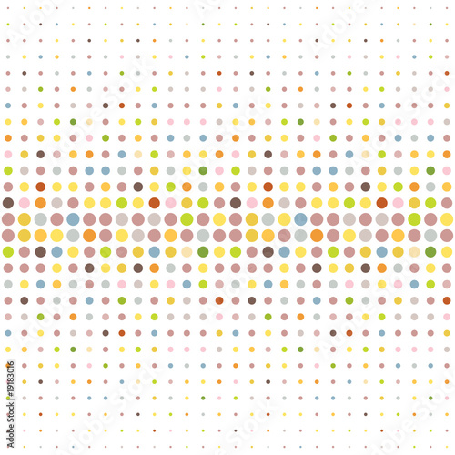  Multicolored dot background