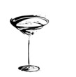stylized wine glass for fault stylized wine glass for fault