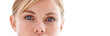 Cropped image of a young female's face , focus on eyes