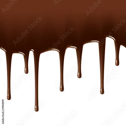 Vector: Chocolate drips. Seamless. Change length of drops (in vector) Chocolate drips. Seamless. Change length of drops (in vector)