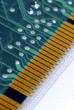 Close-up view of the computer circuit board