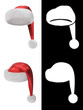 Santa's hat (fur alpha channel included to use in any design)