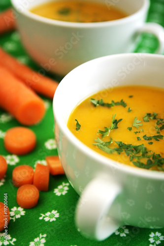 Photo: carrot soup carrot soup