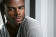 Photo: African american cute black young man portrait African american cute black young man portrait